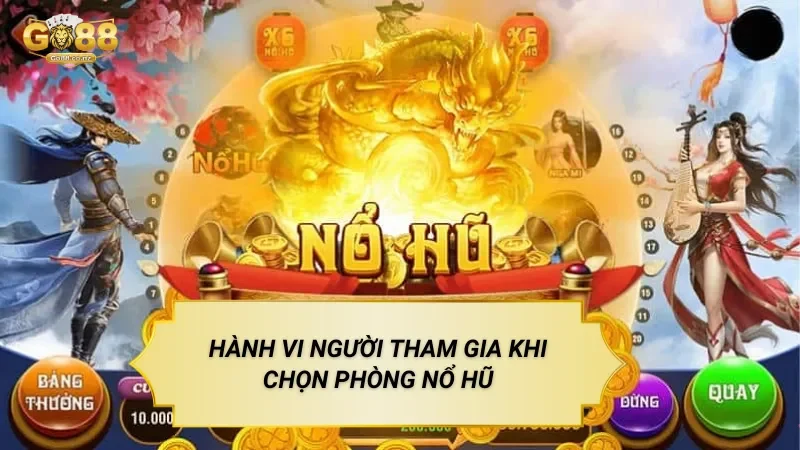 Hành Vi Người Tham Gia Khi Chọn Phòng Nổ Hũ