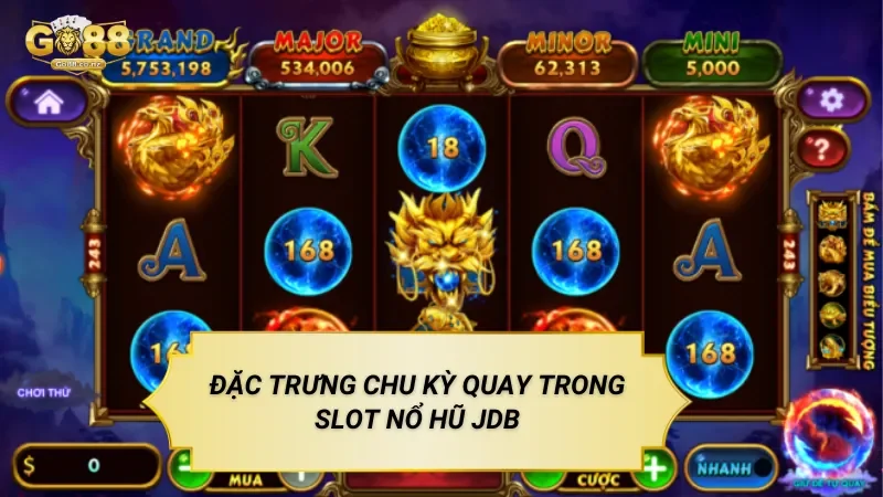Đặc Trưng Chu Kỳ Quay Trong Slot Nổ Hũ JDB