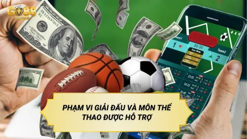 Phạm Vi Giải Đấu Và Môn Thể Thao Được Hỗ Trợ