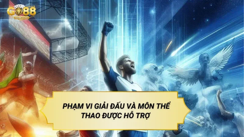 Phạm Vi Giải Đấu Và Môn Thể Thao Được Hỗ Trợ