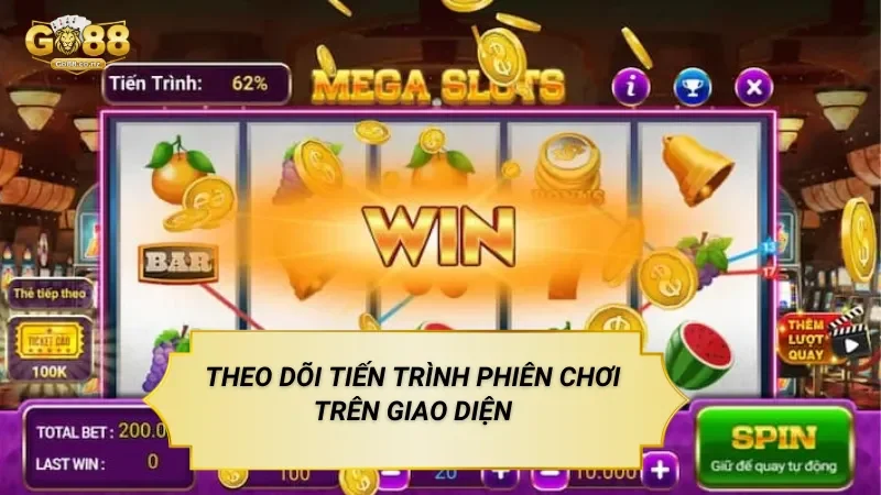 Theo Dõi Tiến Trình Phiên Chơi Trên Giao Diện